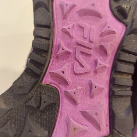 Fila Womens Statique 5SH40095-058 Black Pink Blue Running Shoes Sneakers Size 10 - Picture 8 of 11